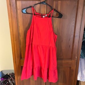 Red tank dress, Size Large